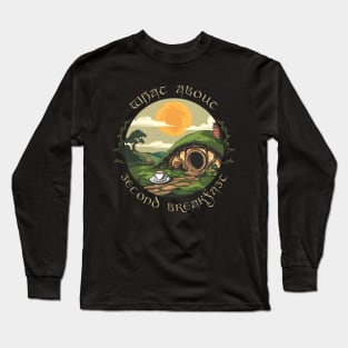 Second Breakfast - LOTR - dark Long Sleeve T-Shirt